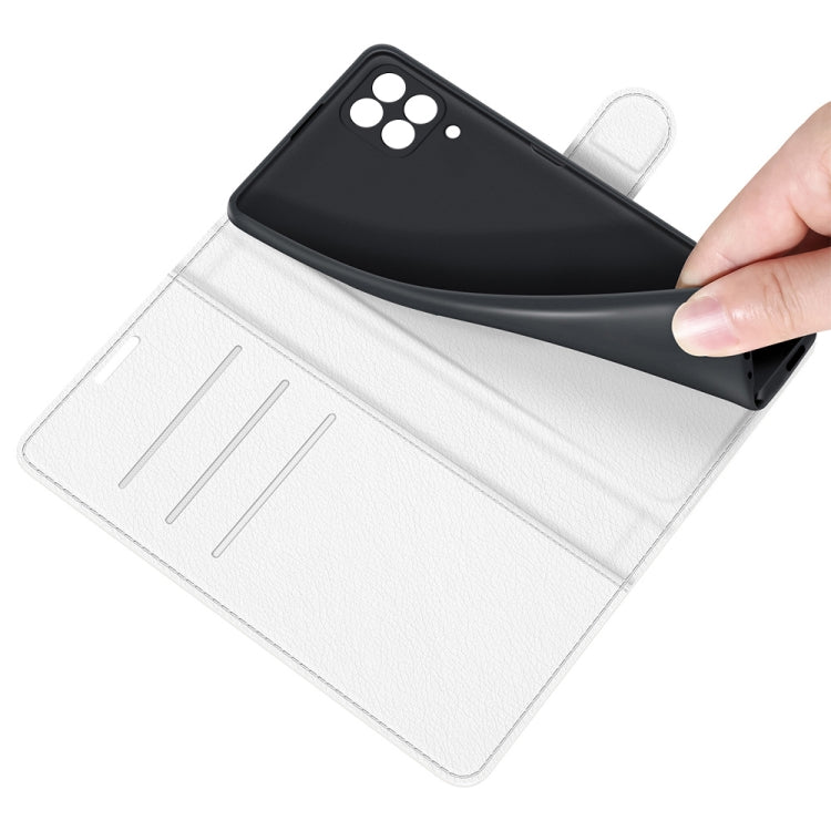 For Samsung Galaxy F12 / M12 Litchi Texture Horizontal Flip Protective Case with Holder & Card Slots & Wallet