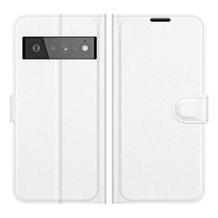For Google Pixel 6 Pro Litchi Texture Horizontal Flip Protective Case with Holder & Card Slots & Wallet