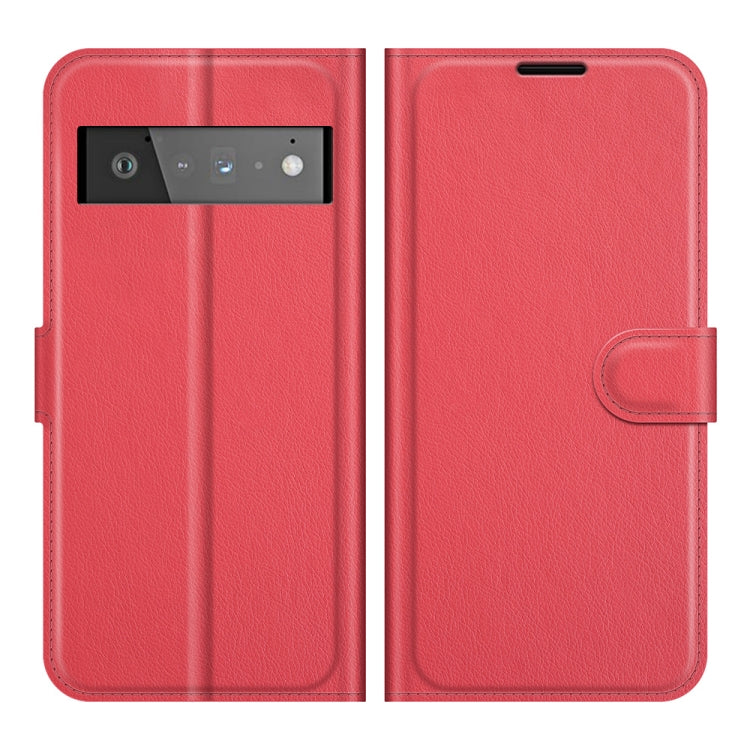 For Google Pixel 6 Pro Litchi Texture Horizontal Flip Protective Case with Holder & Card Slots & Wallet