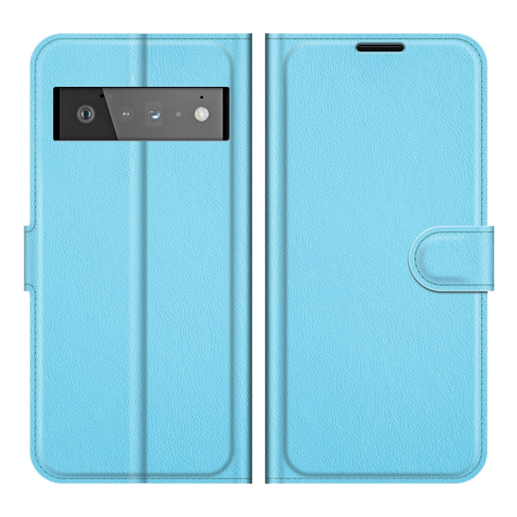 For Google Pixel 6 Pro Litchi Texture Horizontal Flip Protective Case with Holder & Card Slots & Wallet