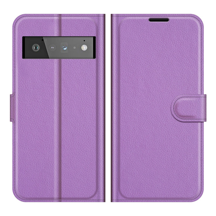 For Google Pixel 6 Pro Litchi Texture Horizontal Flip Protective Case with Holder & Card Slots & Wallet