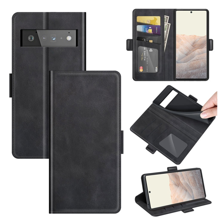 For Google Pixel 6 Pro Dual-side Magnetic Buckle Horizontal Flip Leather Case with Holder & Card Slots & Wallet