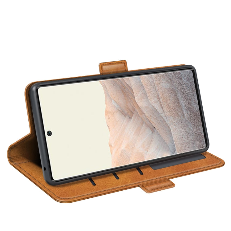 For Google Pixel 6 Pro Dual-side Magnetic Buckle Horizontal Flip Leather Case with Holder & Card Slots & Wallet