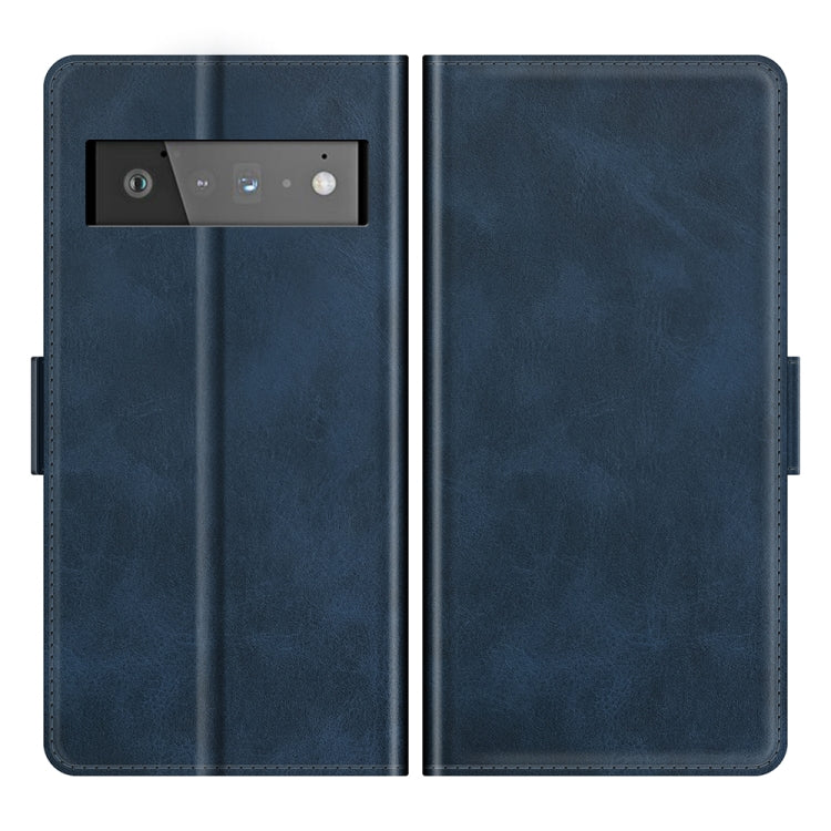For Google Pixel 6 Pro Dual-side Magnetic Buckle Horizontal Flip Leather Case with Holder & Card Slots & Wallet