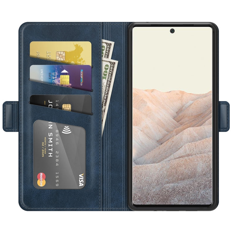 For Google Pixel 6 Pro Dual-side Magnetic Buckle Horizontal Flip Leather Case with Holder & Card Slots & Wallet