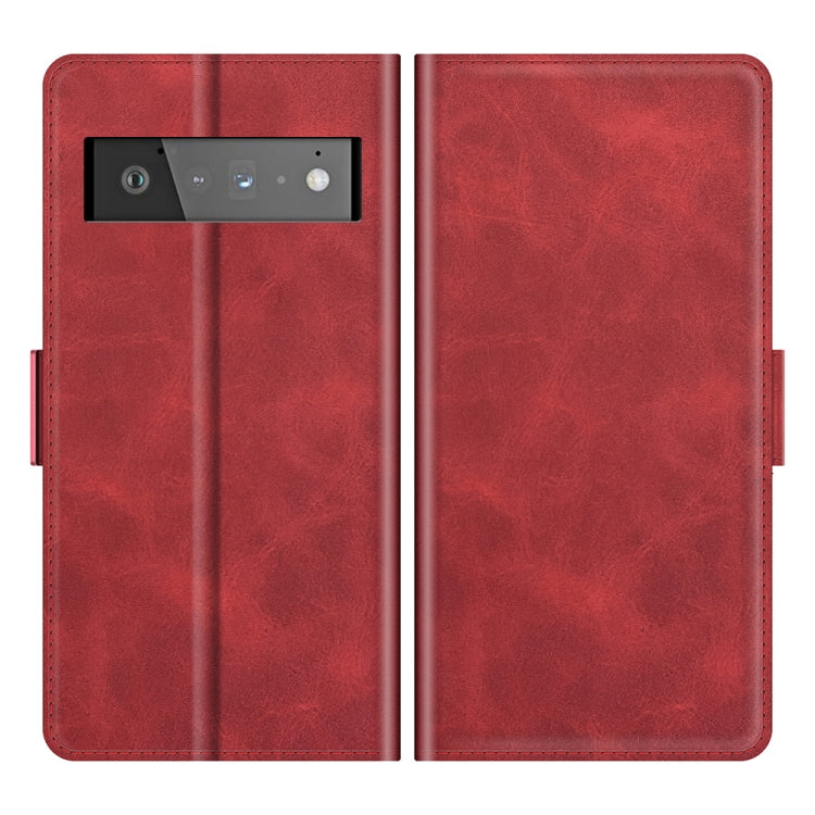 For Google Pixel 6 Pro Dual-side Magnetic Buckle Horizontal Flip Leather Case with Holder & Card Slots & Wallet
