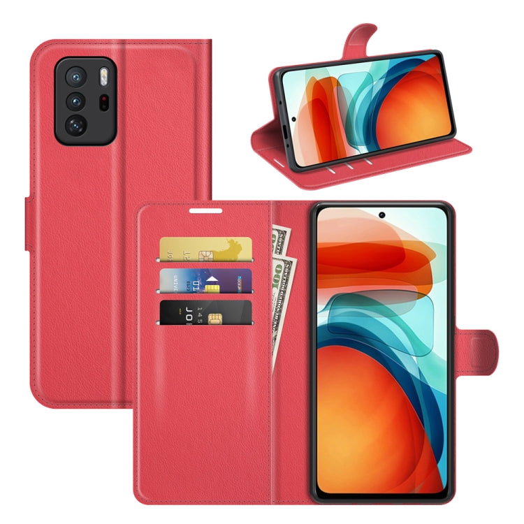 For Xiaomi Poco X3 GT Litchi Texture Flip Leather Phone Case
