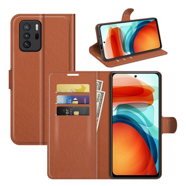 For Xiaomi Poco X3 GT Litchi Texture Flip Leather Phone Case