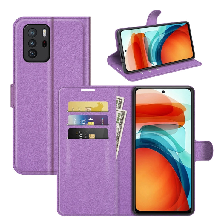 For Xiaomi Poco X3 GT Litchi Texture Flip Leather Phone Case
