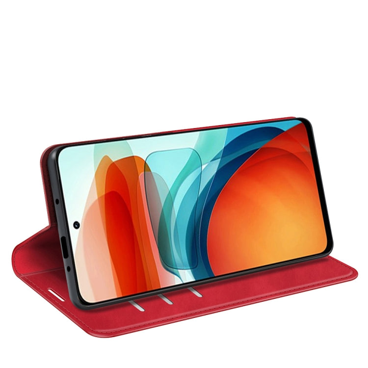 For Xiaomi Redmi Note 10 Pro 5G China / Poco X3 GT Retro-skin Business Magnetic Suction Leather Case with Holder & Card Slots & Wallet