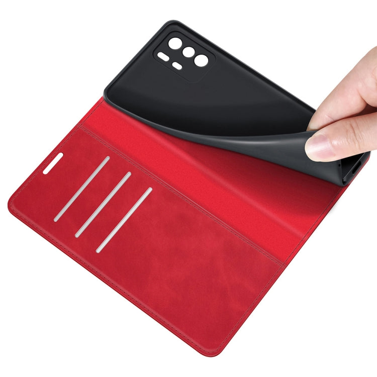 For Xiaomi Redmi Note 10 Pro 5G China / Poco X3 GT Retro-skin Business Magnetic Suction Leather Case with Holder & Card Slots & Wallet