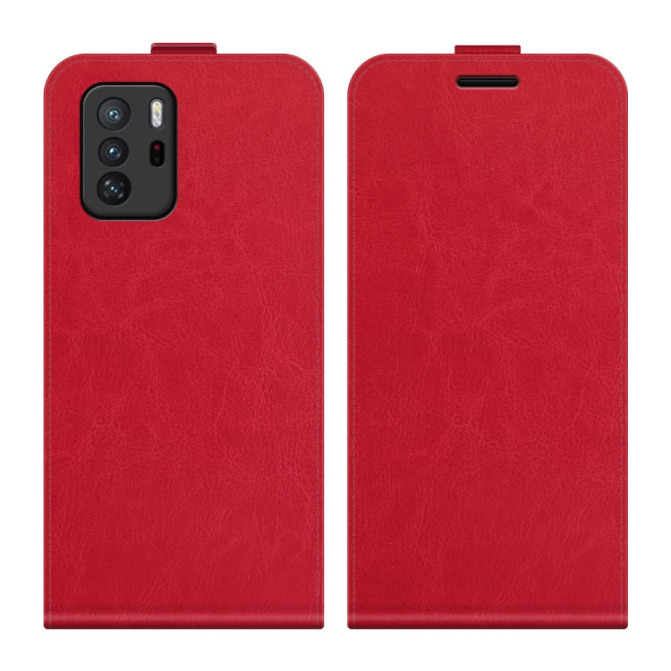 For Xiaomi Redmi Note 10 Pro 5G China / Poco X3 GT R64 Texture Single Vertical Flip Leather Protective Case with Card Slots & Photo Frame