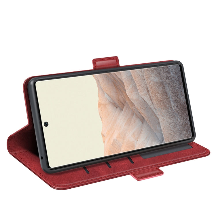 For Google Pixel 6 Dual-side Magnetic Buckle Horizontal Flip Leather Case with Holder & Card Slots & Wallet