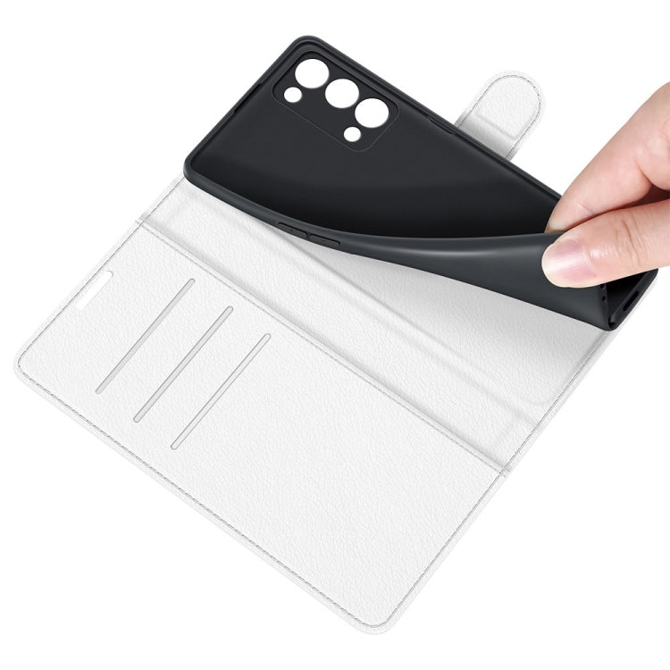 For OPPO Reno6 Pro+ 5G Litchi Texture Horizontal Flip Protective Case with Holder & Card Slots & Wallet