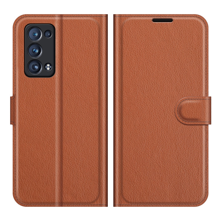 For OPPO Reno6 Pro+ 5G Litchi Texture Horizontal Flip Protective Case with Holder & Card Slots & Wallet