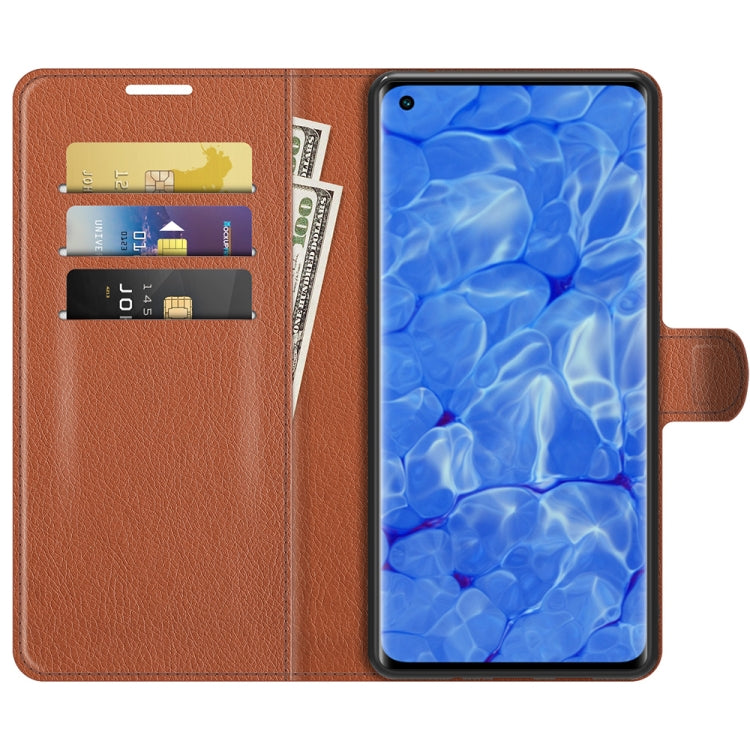 For OPPO Reno6 Pro+ 5G Litchi Texture Horizontal Flip Protective Case with Holder & Card Slots & Wallet