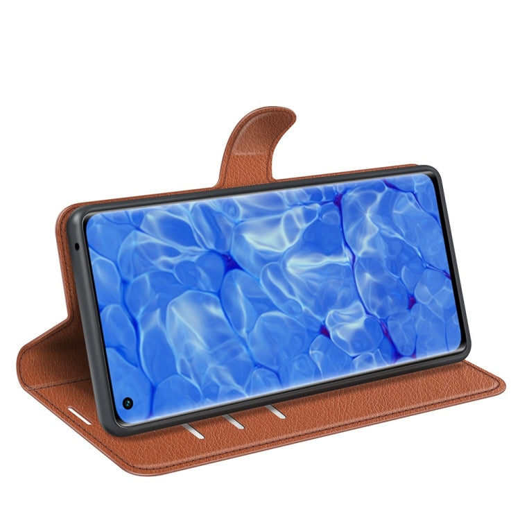 For OPPO Reno6 Pro+ 5G Litchi Texture Horizontal Flip Protective Case with Holder & Card Slots & Wallet