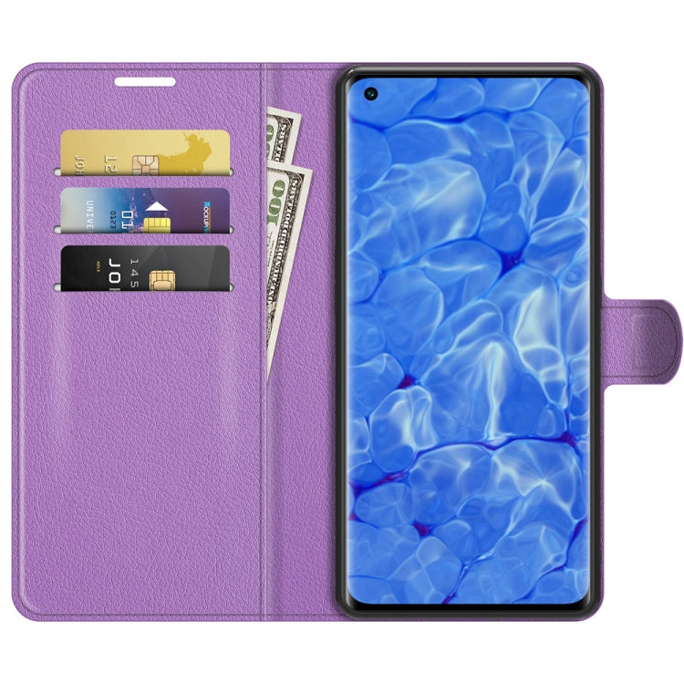For OPPO Reno6 Pro+ 5G Litchi Texture Horizontal Flip Protective Case with Holder & Card Slots & Wallet