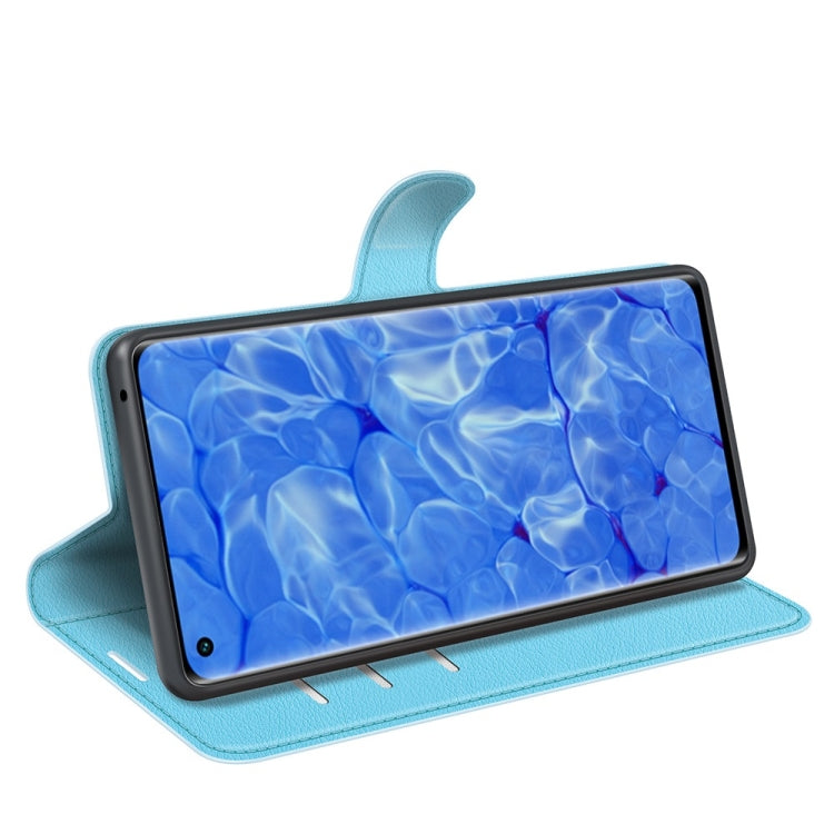 For OPPO Reno6 Pro+ 5G Litchi Texture Horizontal Flip Protective Case with Holder & Card Slots & Wallet