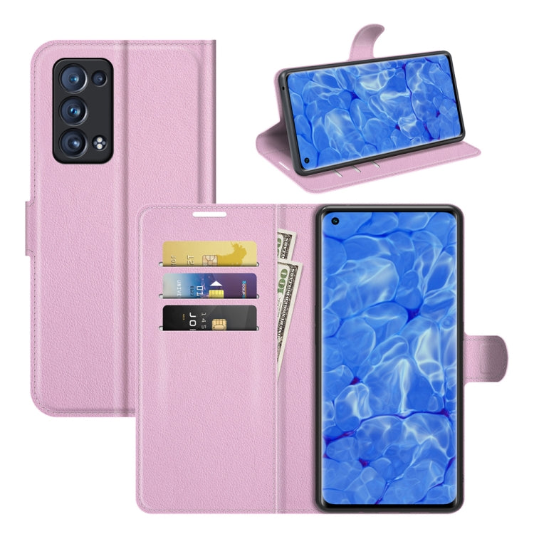 For OPPO Reno6 Pro+ 5G Litchi Texture Horizontal Flip Protective Case with Holder & Card Slots & Wallet