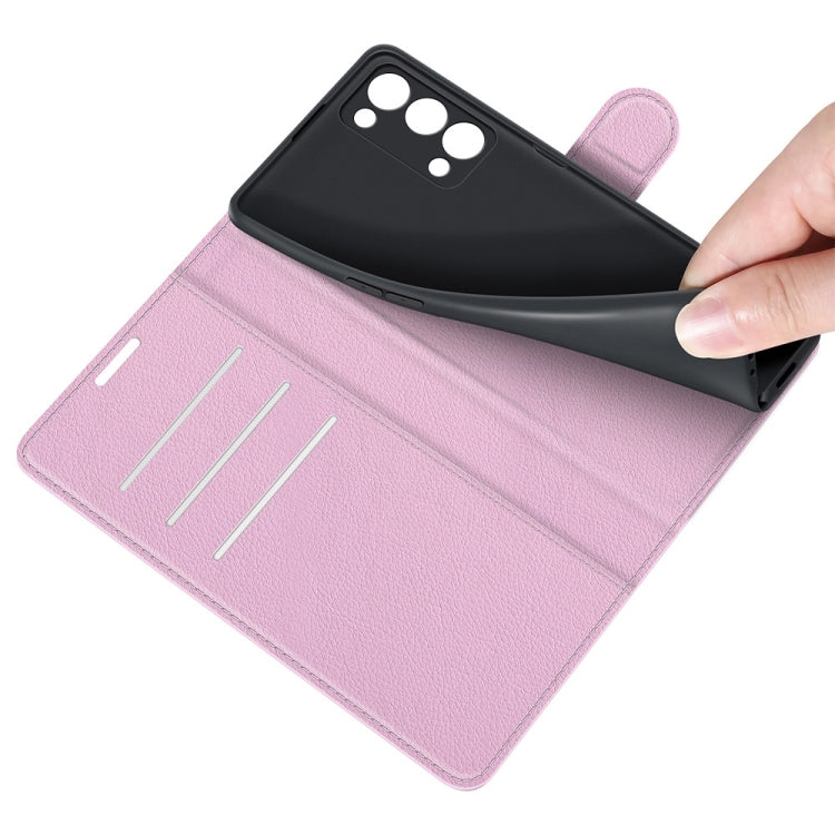 For OPPO Reno6 Pro+ 5G Litchi Texture Horizontal Flip Protective Case with Holder & Card Slots & Wallet