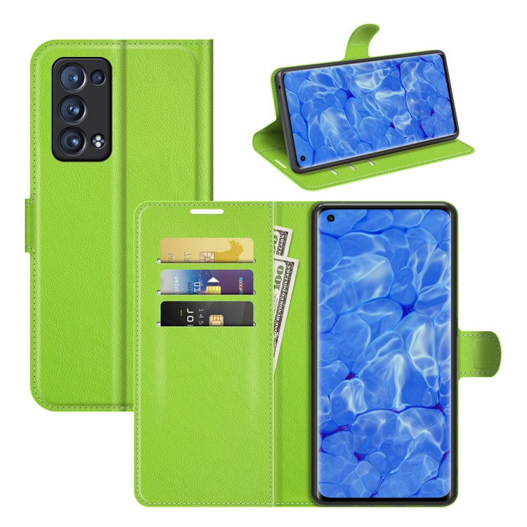 For OPPO Reno6 Pro+ 5G Litchi Texture Horizontal Flip Protective Case with Holder & Card Slots & Wallet