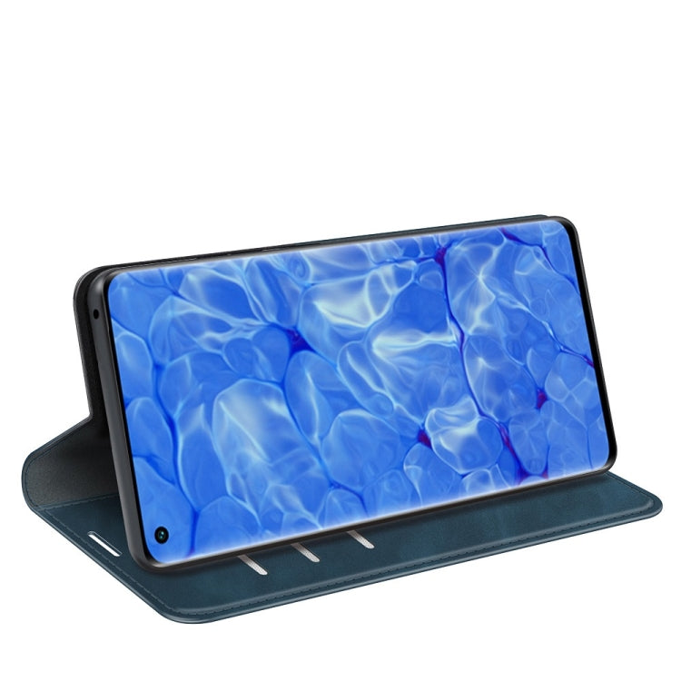 For OPPO Reno6 Pro+ 5G Retro-skin Business Magnetic Suction Leather Case with Holder & Card Slots & Wallet