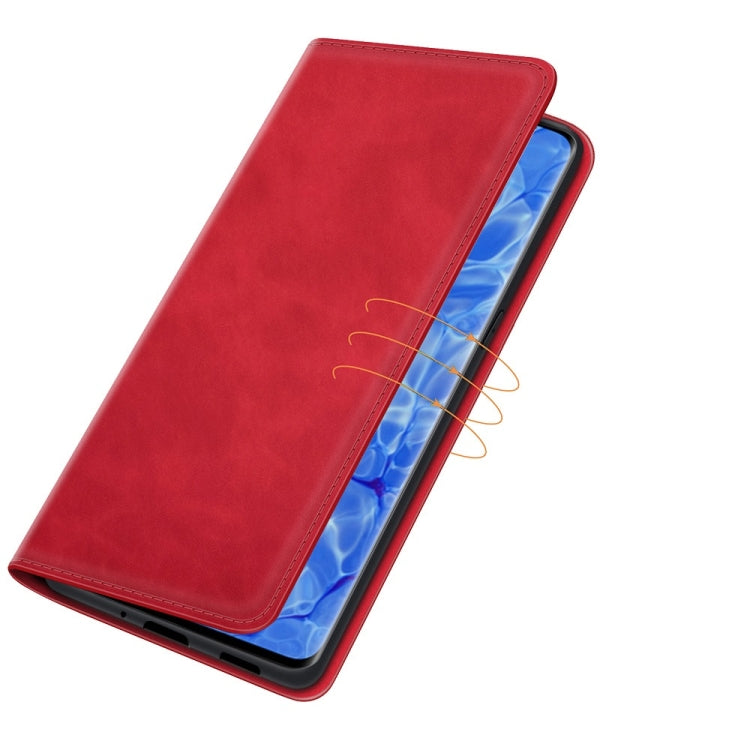 For OPPO Reno6 Pro+ 5G Retro-skin Business Magnetic Suction Leather Case with Holder & Card Slots & Wallet