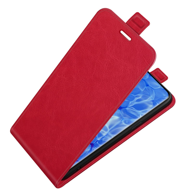 For OPPO Reno6 Pro+ 5G R64 Texture Single Vertical Flip Leather Protective Case with Card Slots & Photo Frame