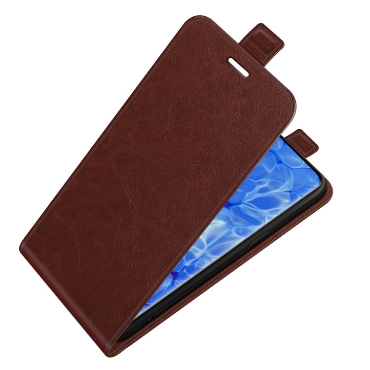 For OPPO Reno6 Pro+ 5G R64 Texture Single Vertical Flip Leather Protective Case with Card Slots & Photo Frame