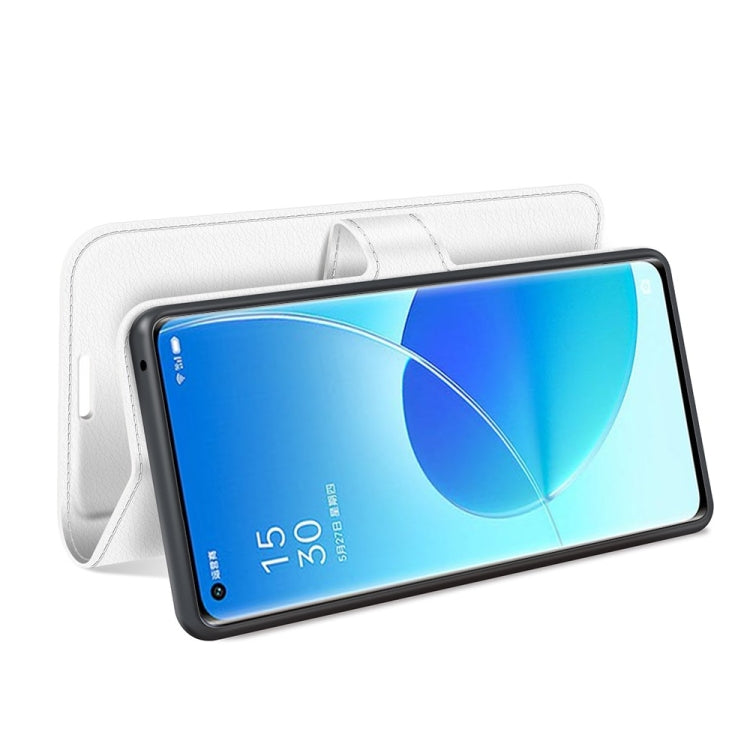For OPPO Reno6 Pro 5G Litchi Texture Horizontal Flip Protective Case with Holder & Card Slots & Wallet