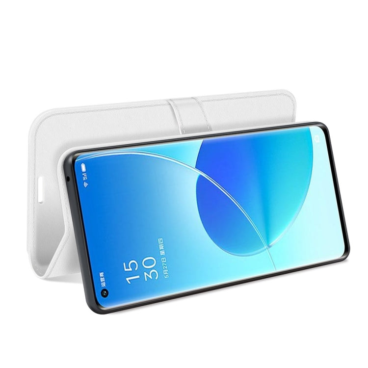 For OPPO Reno6 Pro 5G R64 Texture Single Horizontal Flip Protective Case with Holder & Card Slots & Wallet& Photo Frame