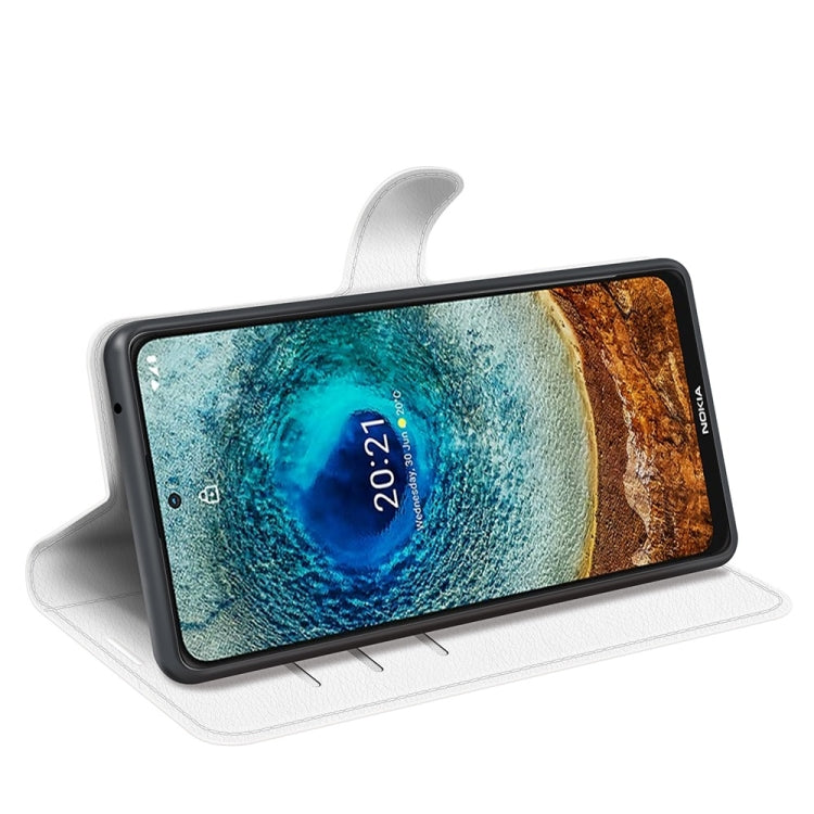 For Nokia X10/X20 Litchi Texture Horizontal Flip Protective Case with Holder & Card Slots & Wallet