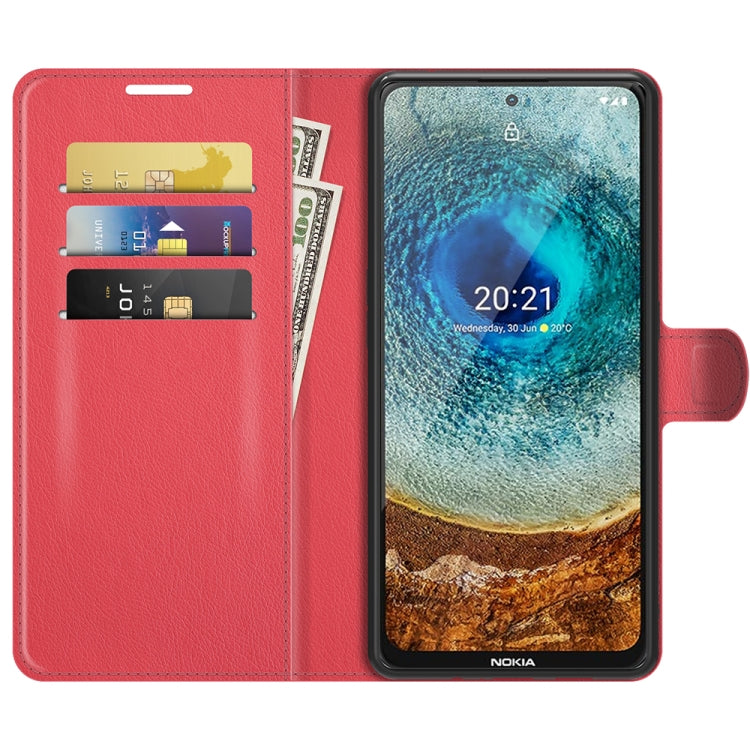 For Nokia X10/X20 Litchi Texture Horizontal Flip Protective Case with Holder & Card Slots & Wallet