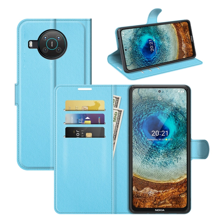 For Nokia X10/X20 Litchi Texture Horizontal Flip Protective Case with Holder & Card Slots & Wallet