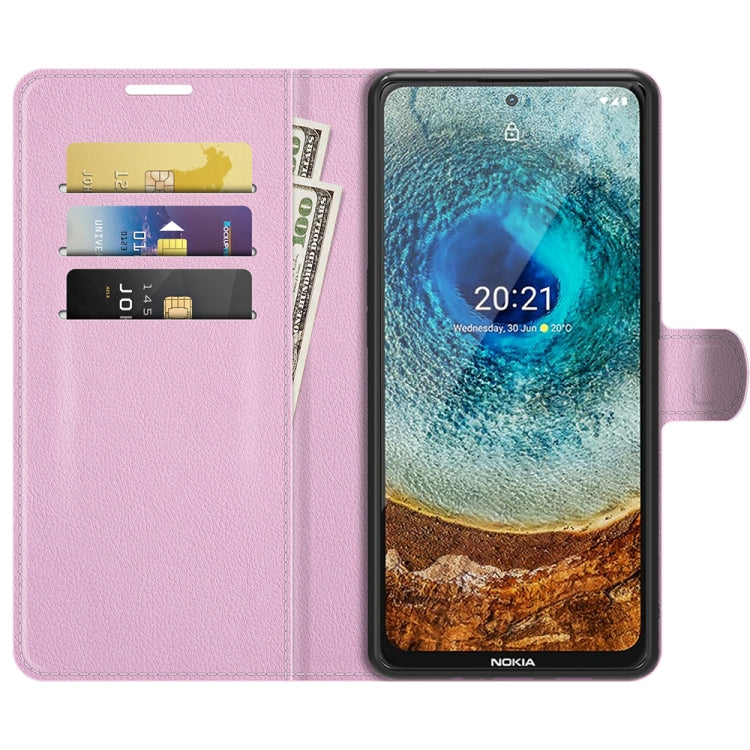 For Nokia X10/X20 Litchi Texture Horizontal Flip Protective Case with Holder & Card Slots & Wallet