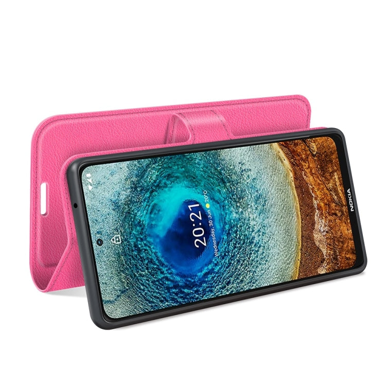 For Nokia X10/X20 Litchi Texture Horizontal Flip Protective Case with Holder & Card Slots & Wallet
