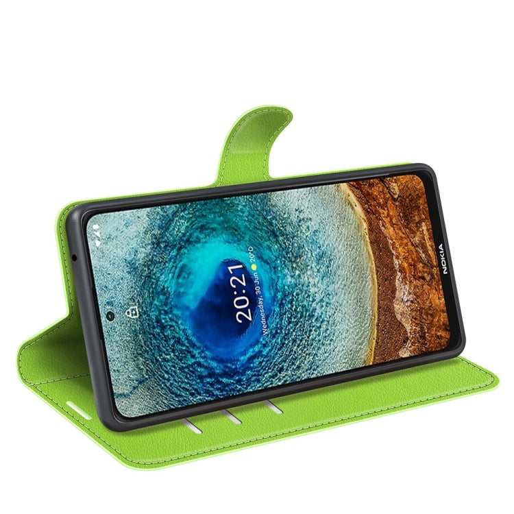 For Nokia X10/X20 Litchi Texture Horizontal Flip Protective Case with Holder & Card Slots & Wallet
