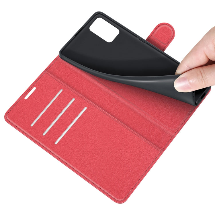 For Samsung Galaxy A03s 166mm Litchi Texture Horizontal Flip Protective Case with Holder & Card Slots & Wallet