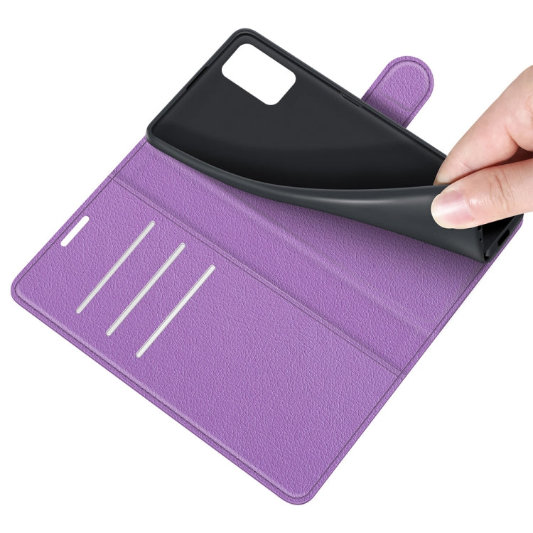 For Samsung Galaxy A03s 166mm Litchi Texture Horizontal Flip Protective Case with Holder & Card Slots & Wallet