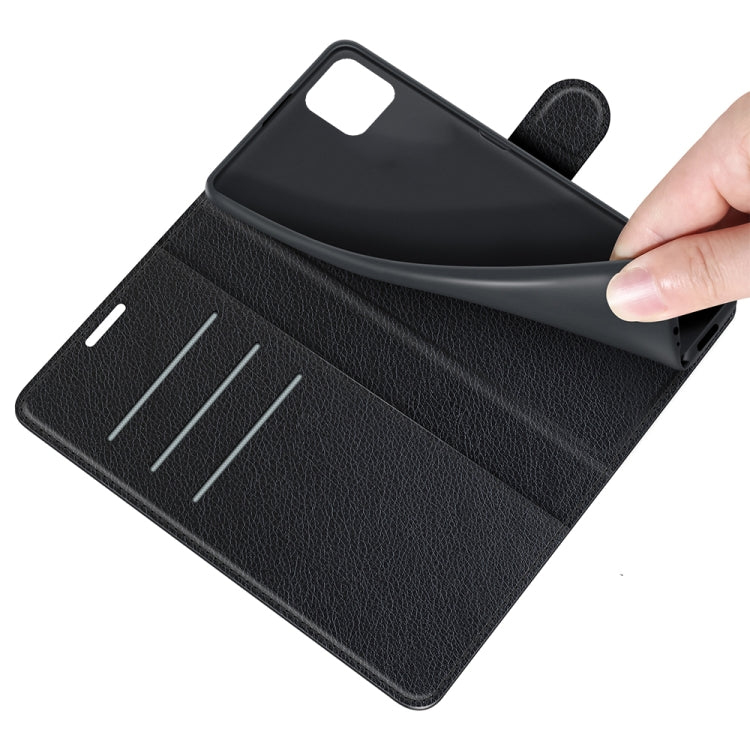 For Samsung Galaxy A22 5G Litchi Texture Horizontal Flip Protective Case with Holder & Card Slots & Wallet
