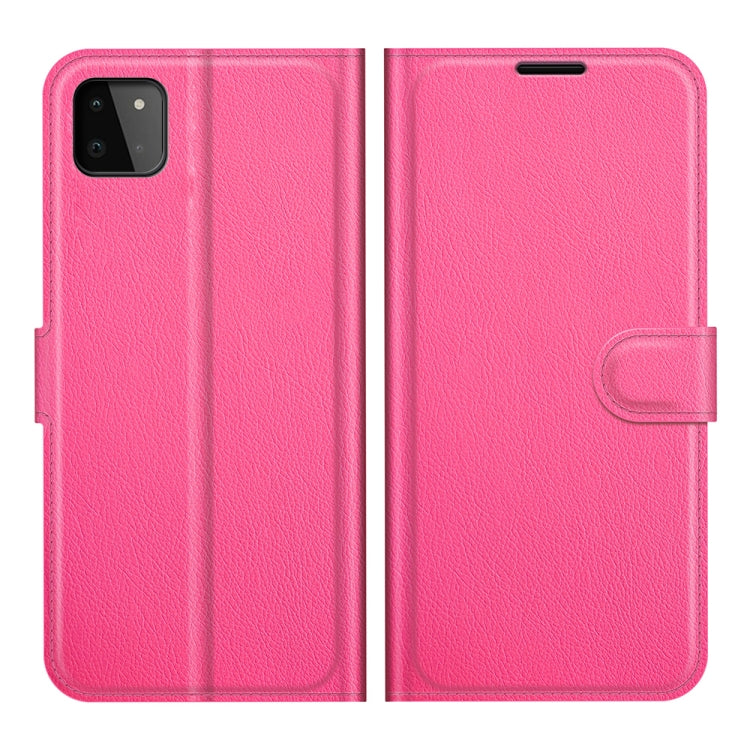 For Samsung Galaxy A22 5G Litchi Texture Horizontal Flip Protective Case with Holder & Card Slots & Wallet
