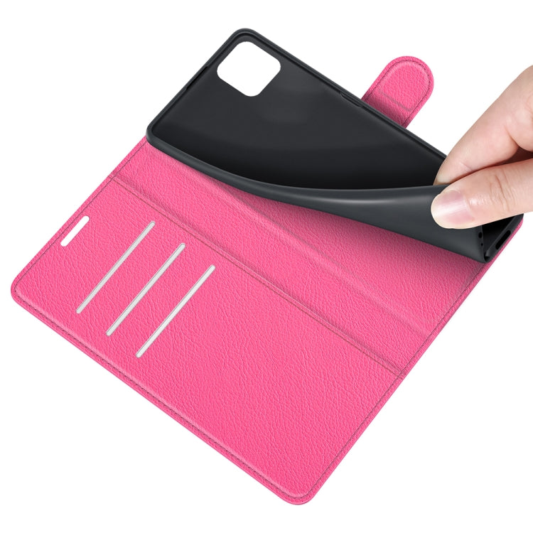 For Samsung Galaxy A22 5G Litchi Texture Horizontal Flip Protective Case with Holder & Card Slots & Wallet