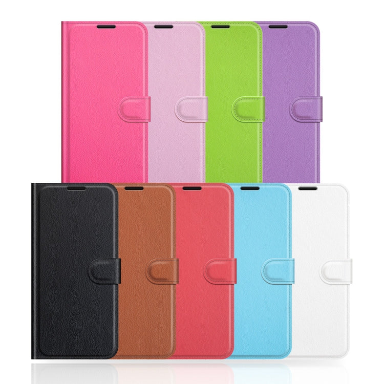 For Samsung Galaxy A22 5G Litchi Texture Horizontal Flip Protective Case with Holder & Card Slots & Wallet