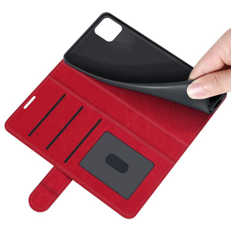 For Samsung Galaxy A22 5G R64 Texture Single Horizontal Flip Protective Case with Holder & Card Slots & Wallet& Photo Frame