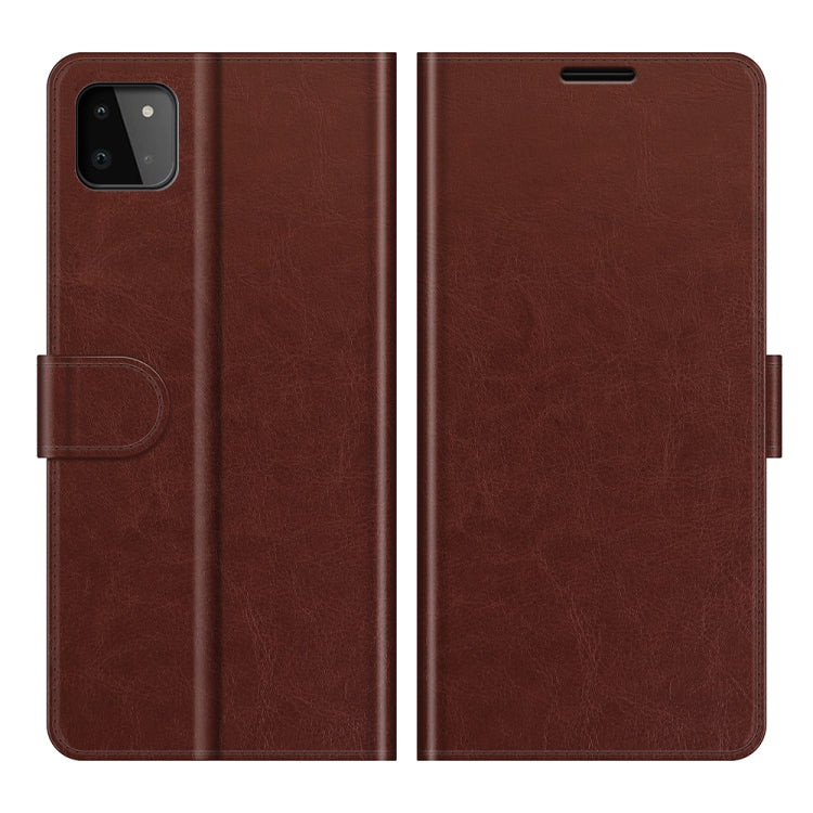 For Samsung Galaxy A22 5G R64 Texture Single Horizontal Flip Protective Case with Holder & Card Slots & Wallet& Photo Frame