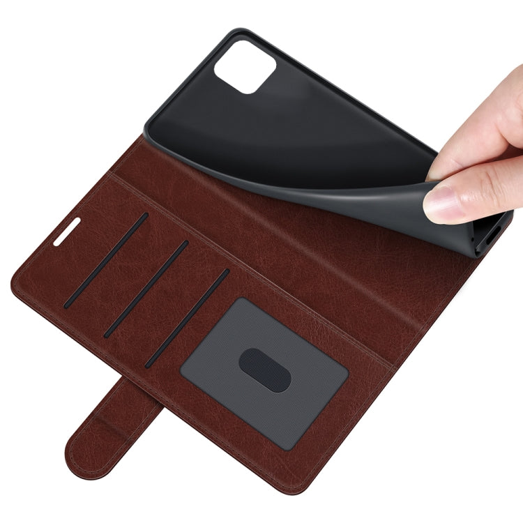 For Samsung Galaxy A22 5G R64 Texture Single Horizontal Flip Protective Case with Holder & Card Slots & Wallet& Photo Frame