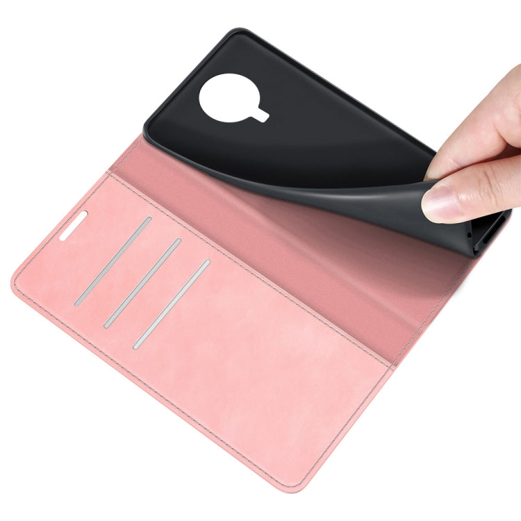 For Nokia G10/G20 Retro-skin Business Magnetic Suction Leather Case with Holder & Card Slots & Wallet