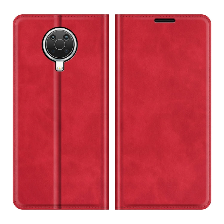 For Nokia G10/G20 Retro-skin Business Magnetic Suction Leather Case with Holder & Card Slots & Wallet