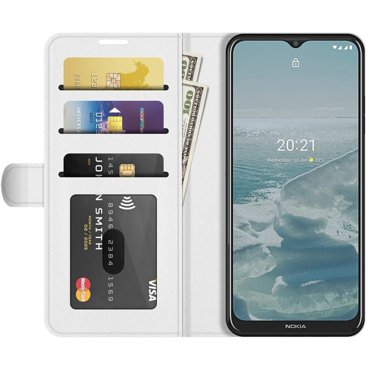 For Nokia G10/G20 R64 Texture Single Horizontal Flip Protective Case with Holder & Card Slots & Wallet& Photo Frame